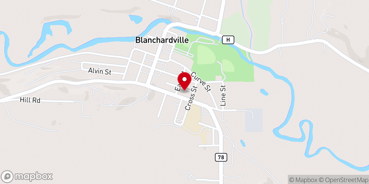 Map showing location of Immaculate Conception Catholic Church of Saint Isidore Parish