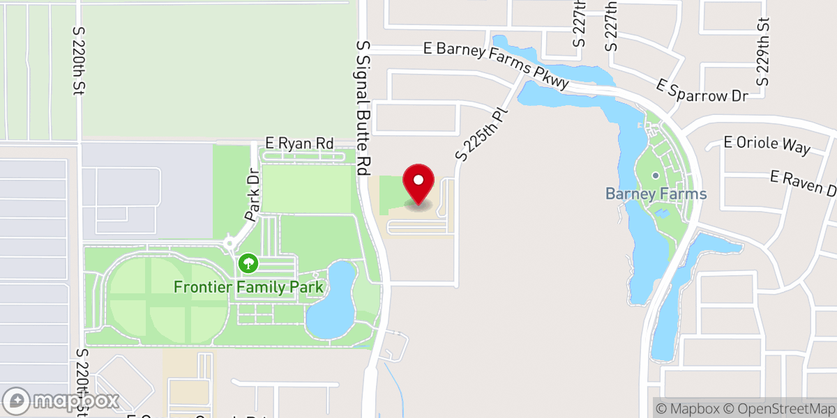 Map showing location of Hope Community Church
