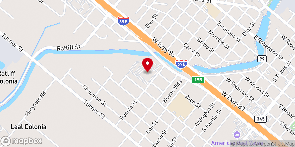 Map showing location of Cross Church