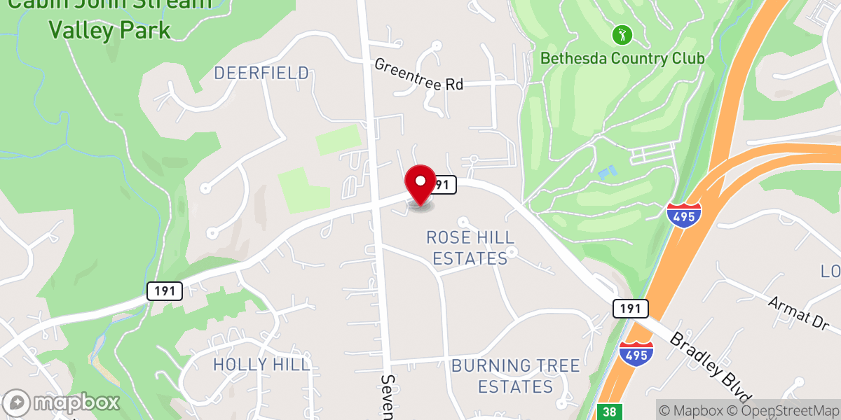 Map showing location of Emmanuel Lutheran Church Columbarium
