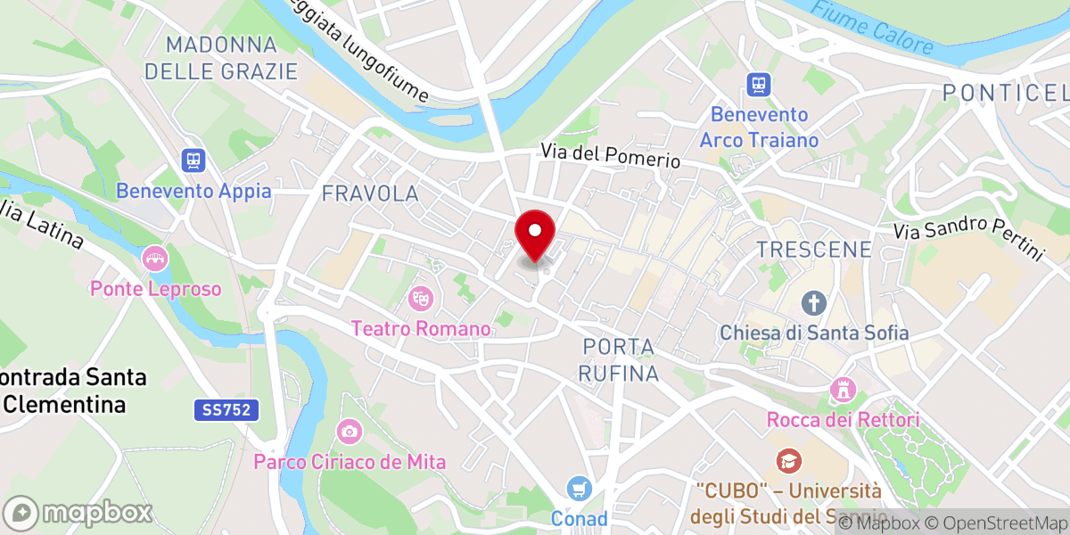 Map showing location of Mcxii-Basilica Di San Bartolo