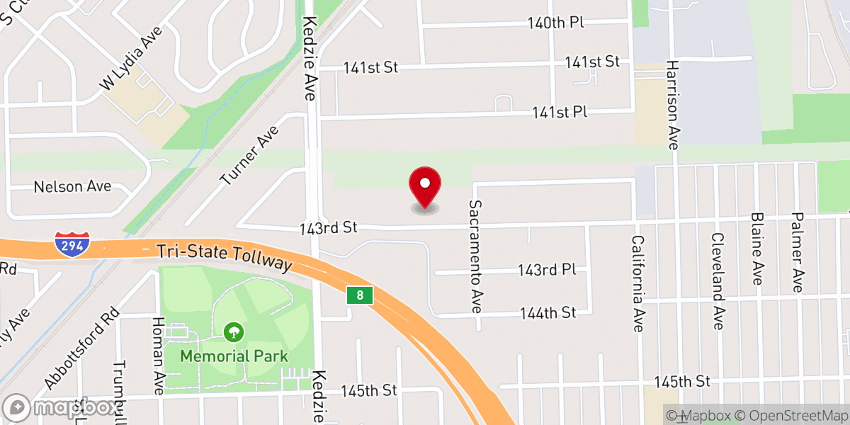 Map showing location of Emmanuel Missionary Baptist