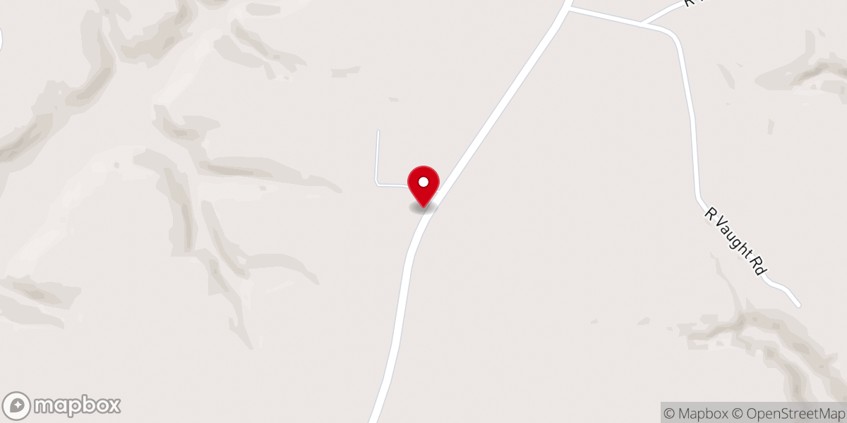 Map showing location of Pleasant Point Church