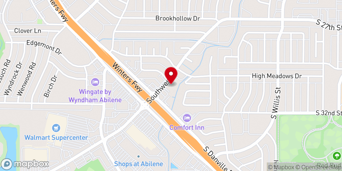 Map showing location of Fairmont United Methodist Church