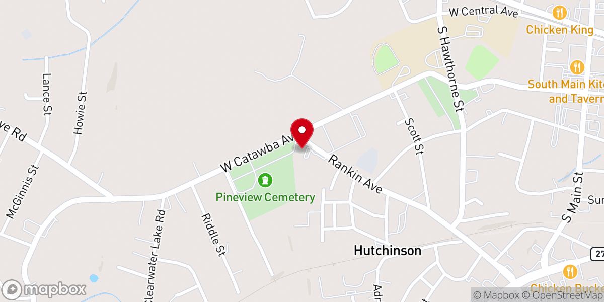 Map showing location of Cornerstone Family Worship