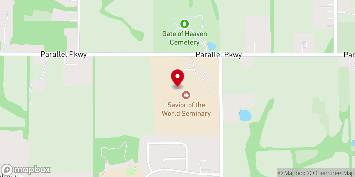 Map showing location of Savior Pastoral Center