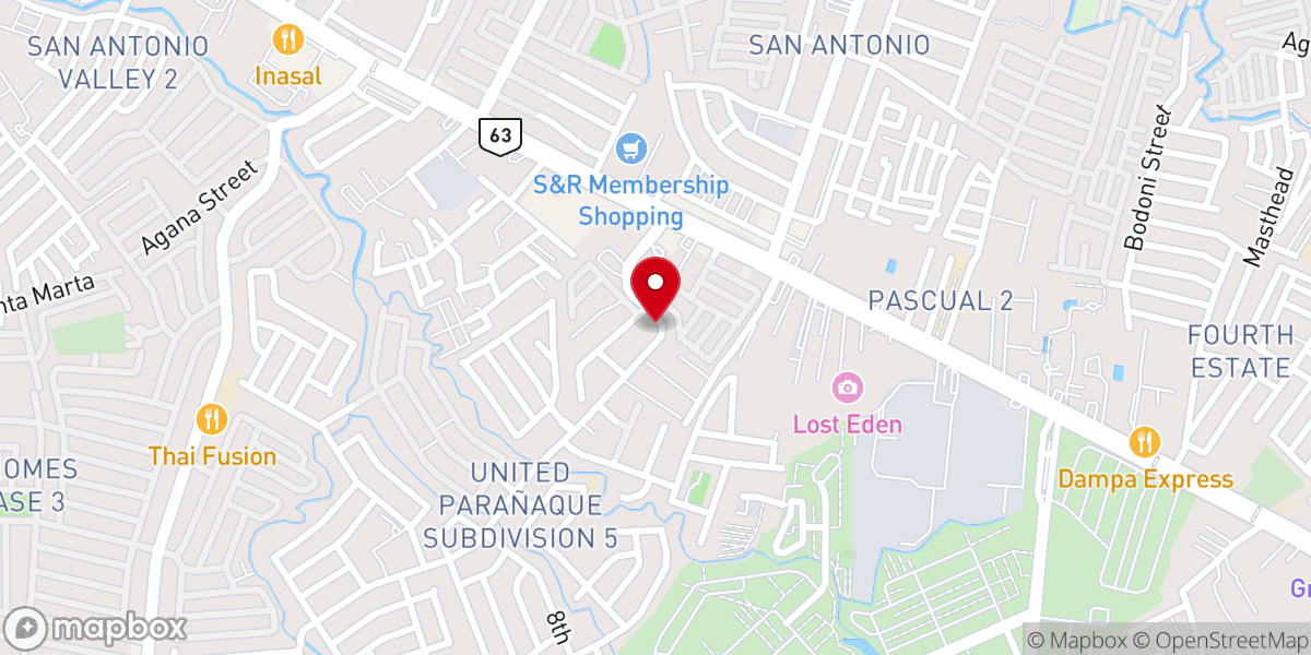 Map showing location of CRCP - Parañaque