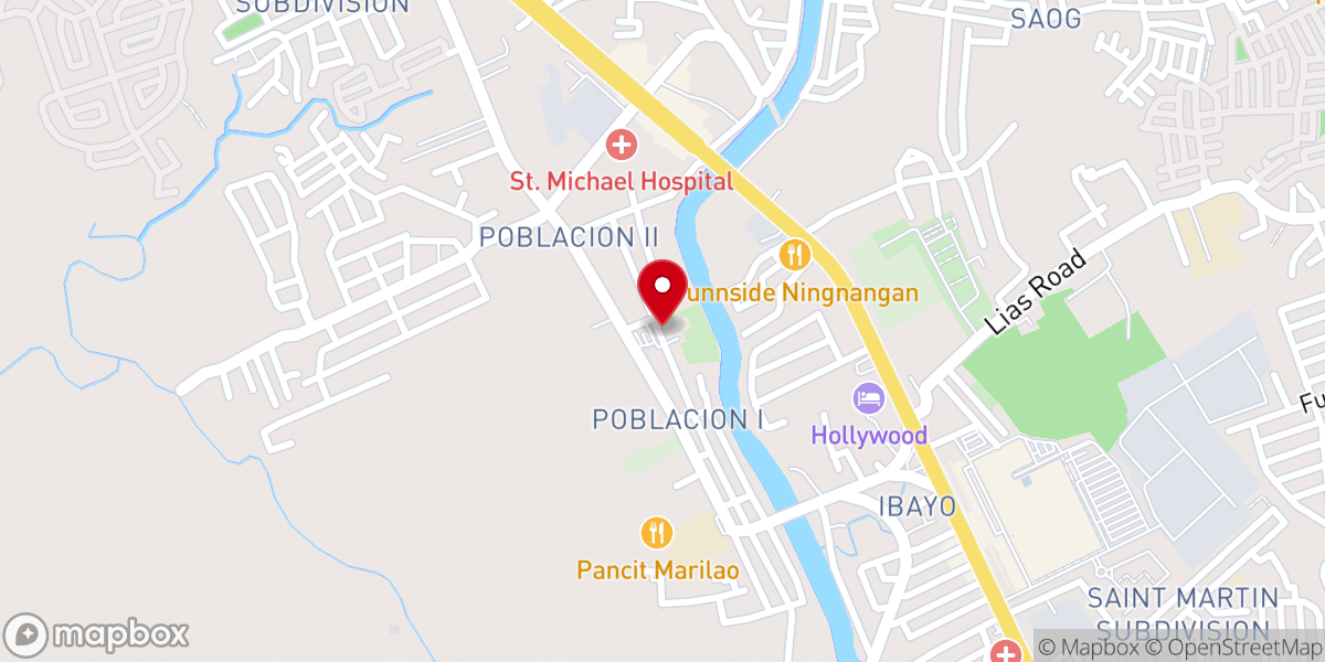 Map showing location of St. Michael the Archangel Parish Church - Poblacion, Marilao, Bulacan (Diocese of Malolos)