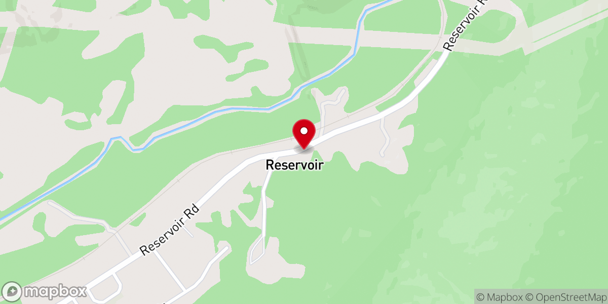 Map showing location of Reservoir Bible Church