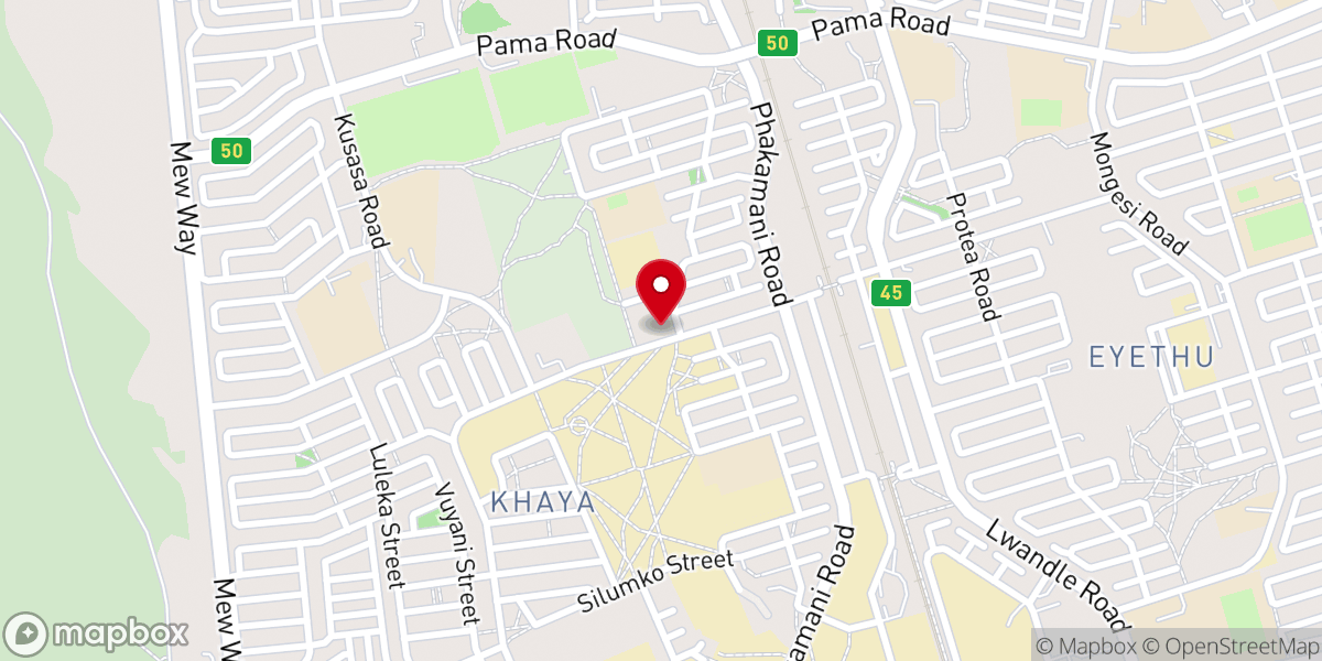 Map showing location of St. Peter's Anglican Church