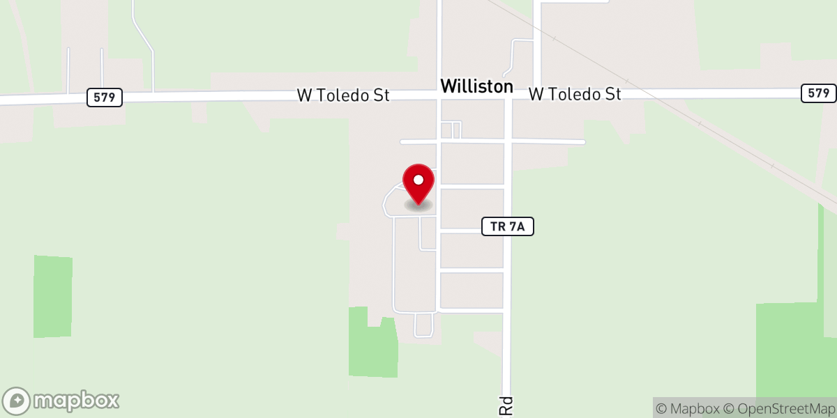 Map showing location of Luther Home of Mercy