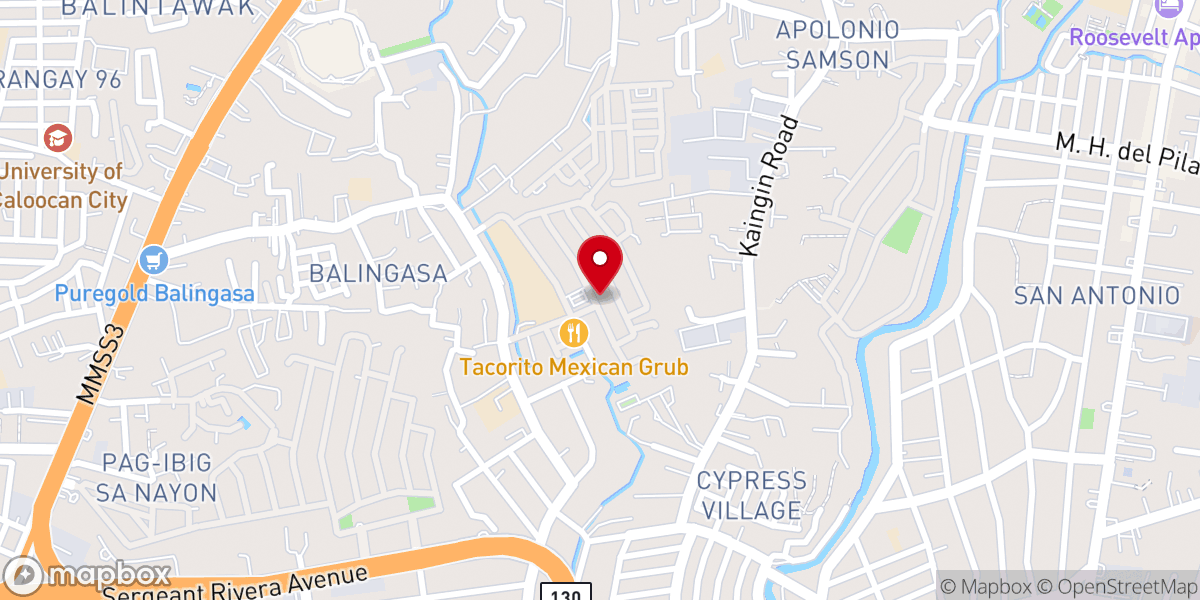Map showing location of Grace Christian Church of the Philippines