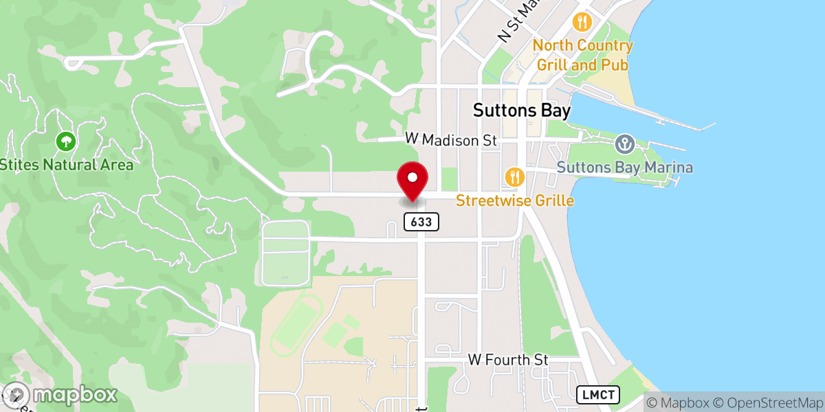 Map showing location of St. Michael Catholic Church