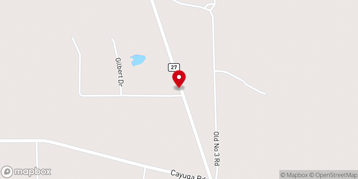 Map showing location of Greater Zion Baptist Church