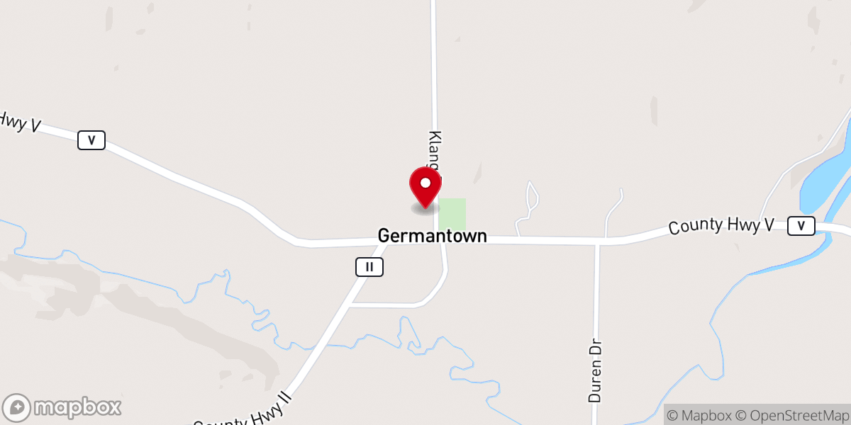 Map showing location of St Anthony Catholic Church
