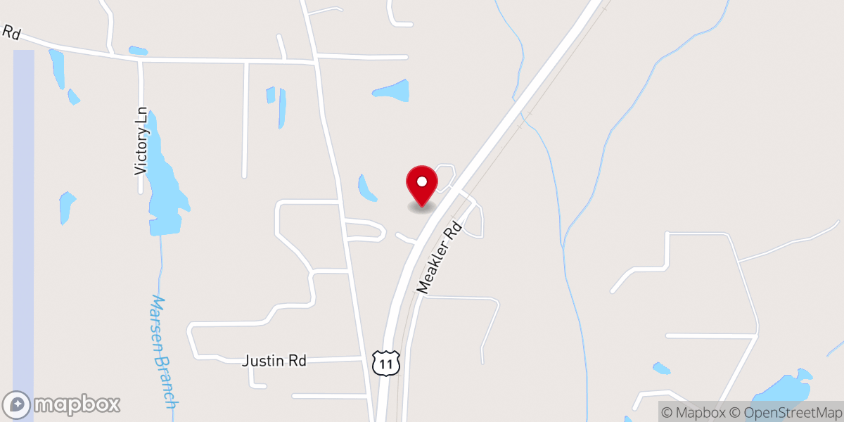 Map showing location of Journey Church