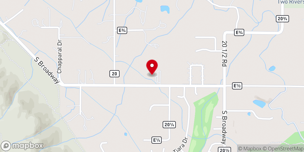 Map showing location of Monument Presbyterian Church