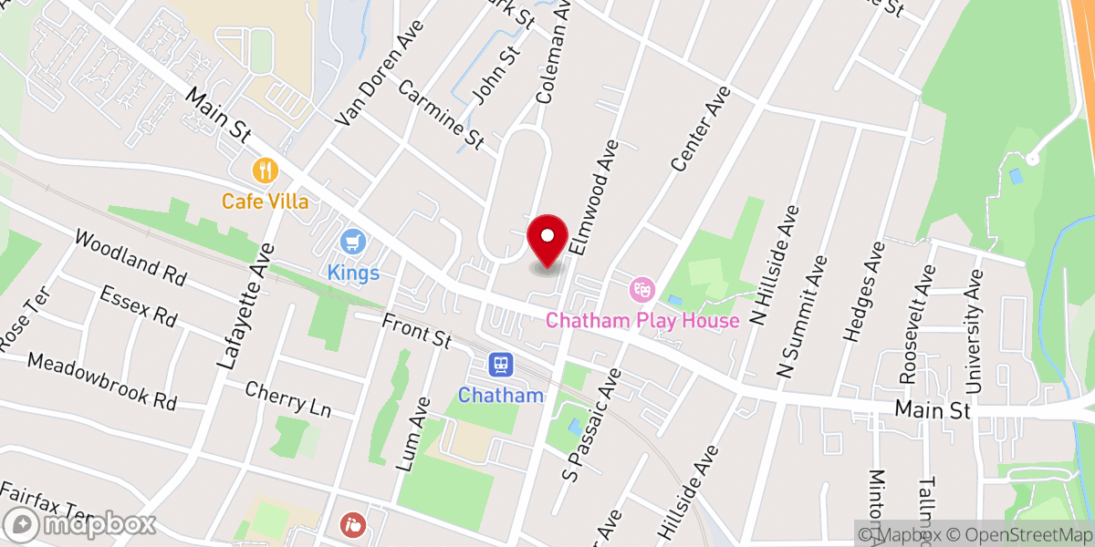 Map showing location of Ogden Memorial Presbyterian