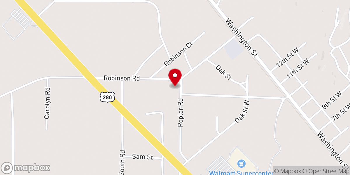 Map showing location of LifePoint Church