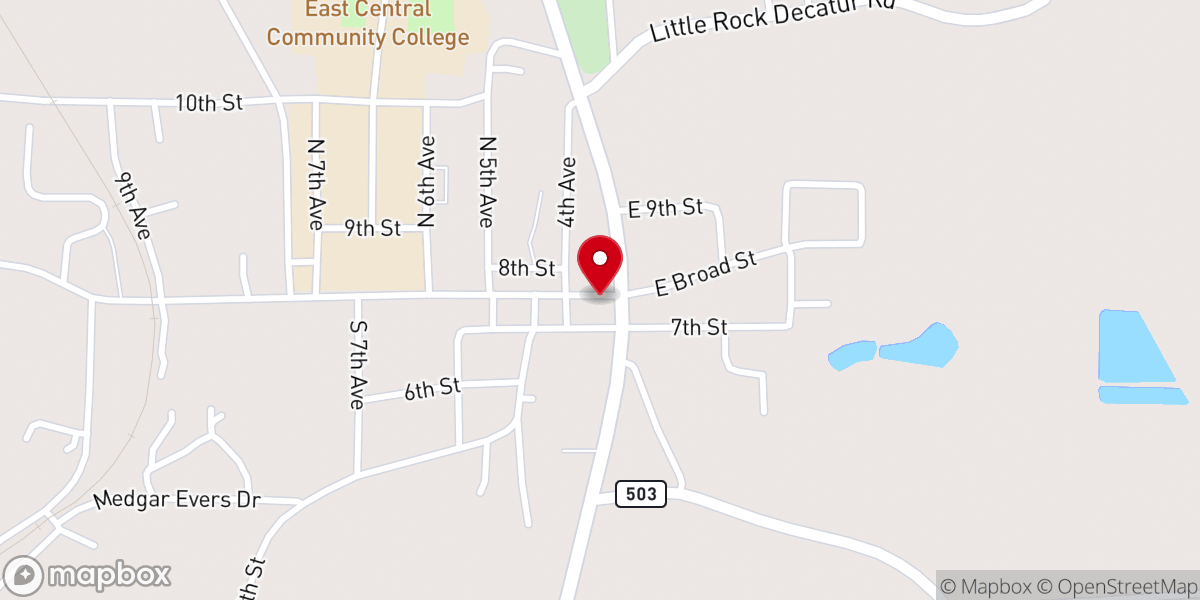Map showing location of CHURCH ARISE