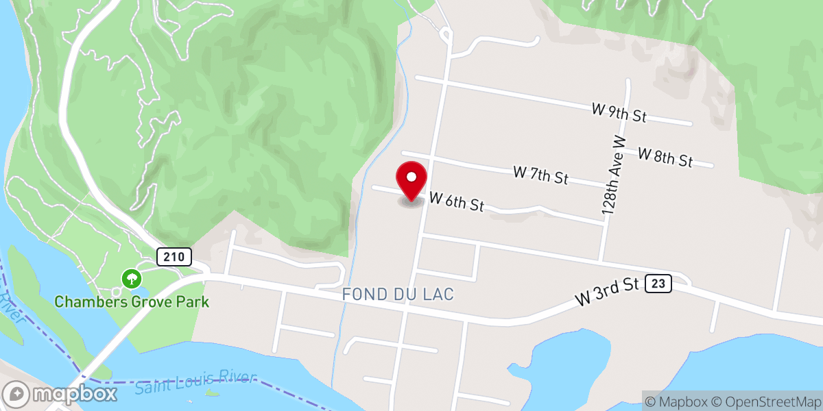 Map showing location of Renew Church Duluth