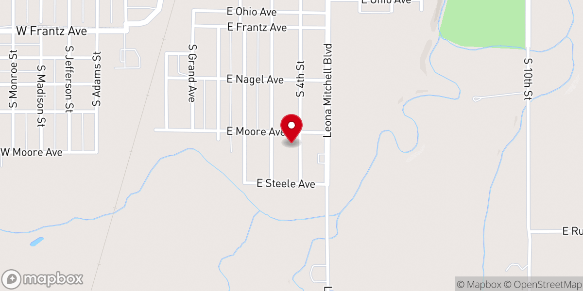 Map showing location of Forgotten Ministries