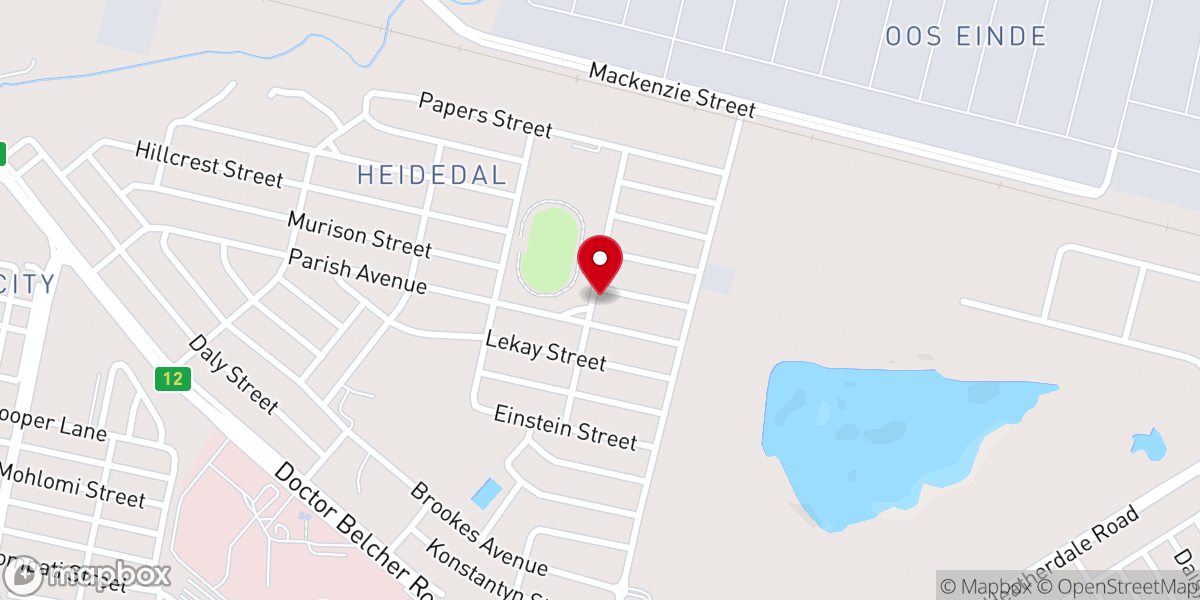 Map showing location of Christ The King Roman Catholic Church Since 1969