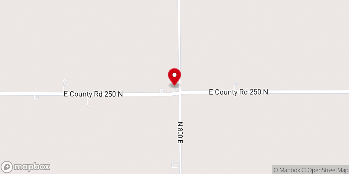 Map showing location of Olive Branch Church of The Nazarene