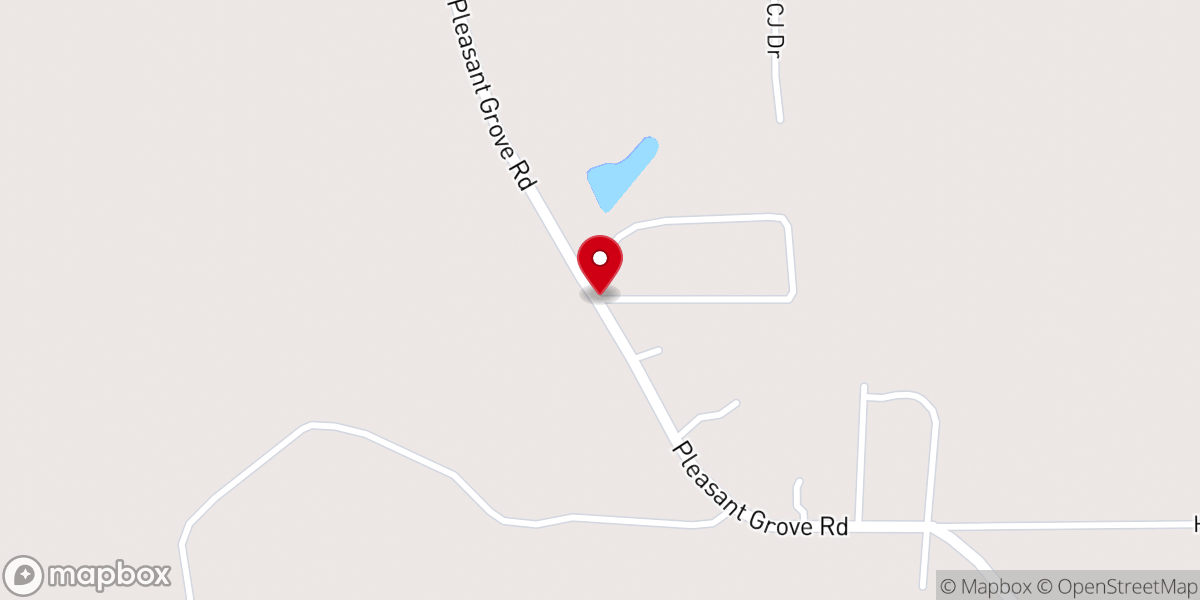 Map showing location of New Birth Missionary Baptist Church