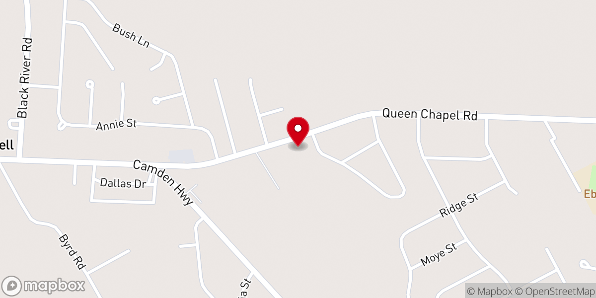 Map showing location of 5070 Queen Chapel Road