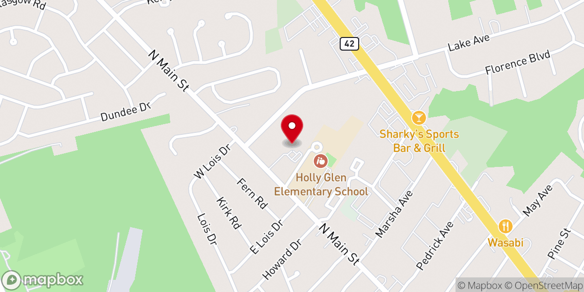 Map showing location of Williamstown Seventh-day Adventist Church