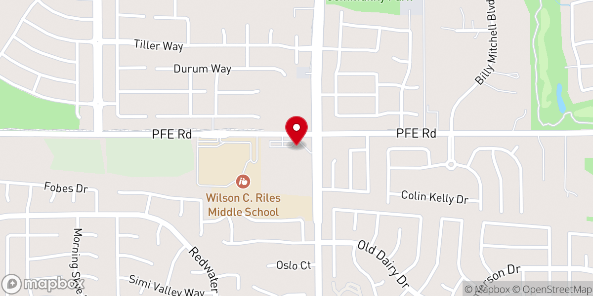 Map showing location of Antelope Springs Church
