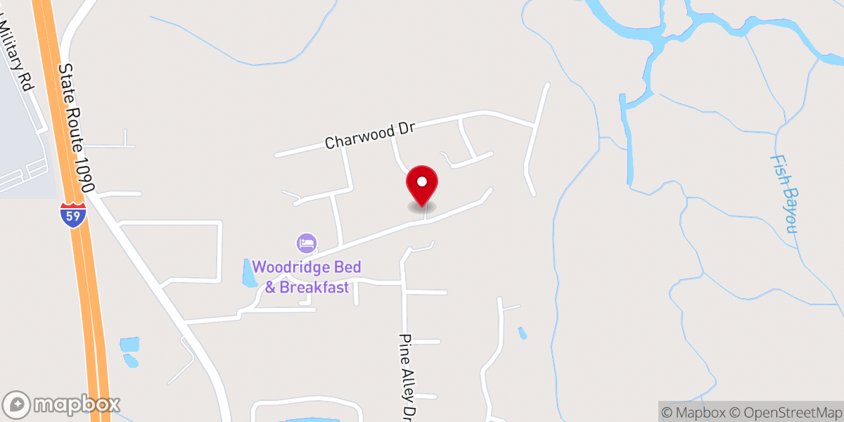 Map showing location of Abundant Life United Pntcstl