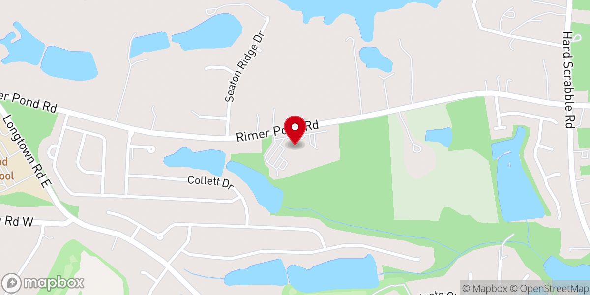 Map showing location of Village Church