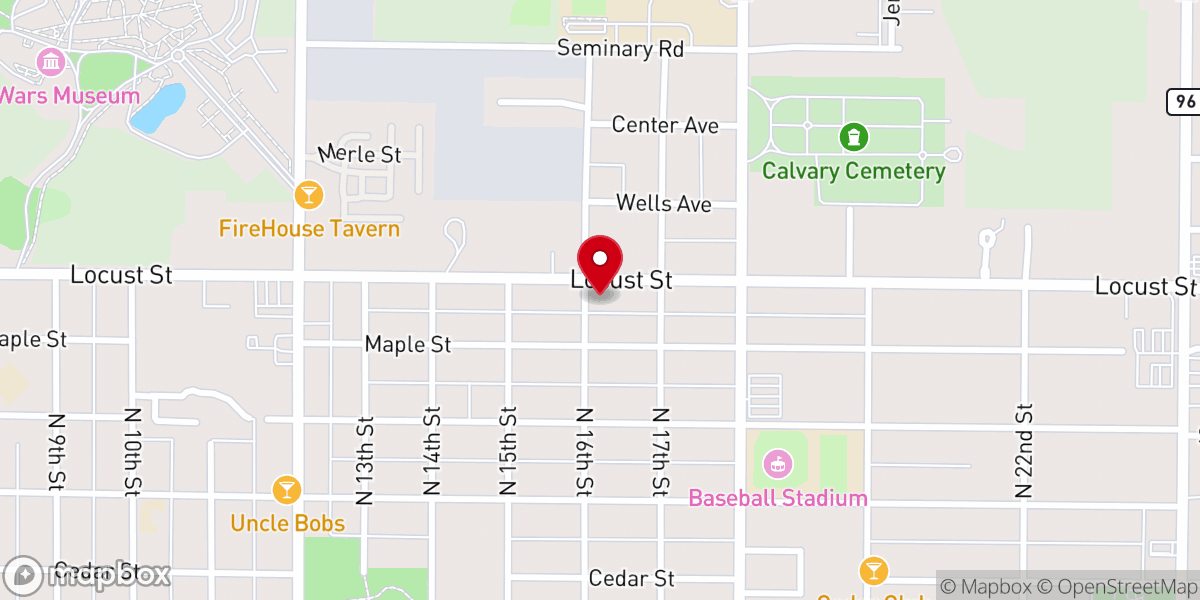 Map showing location of Church of the Holy Spirit