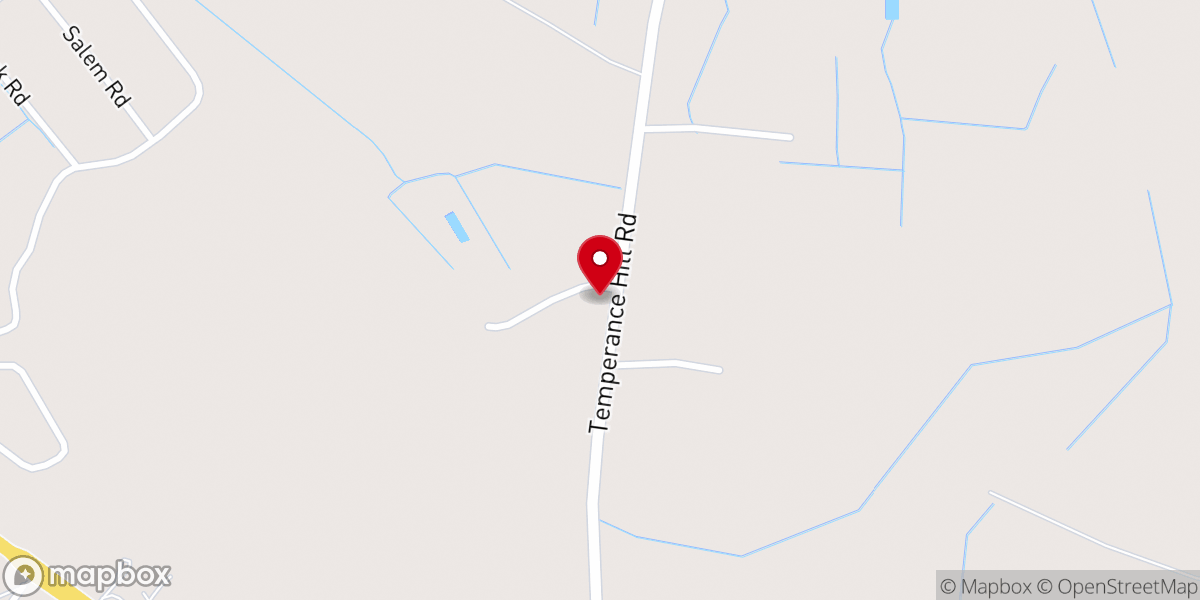 Map showing location of Greater Fork Chapel AME Church