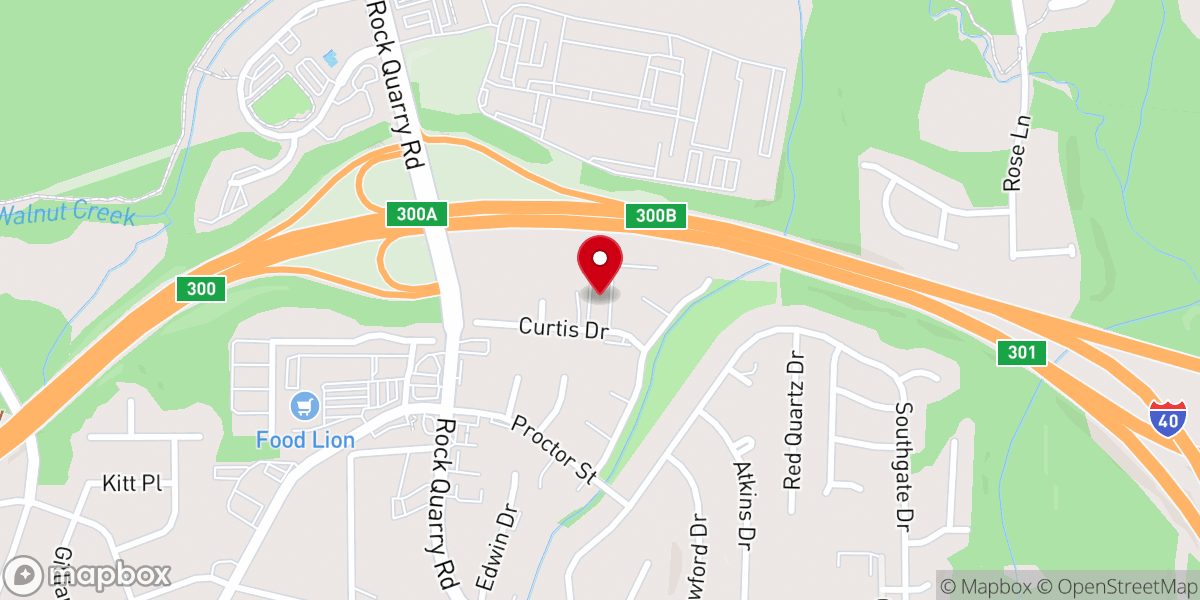 Map showing location of Deliverance Cathedral of Love