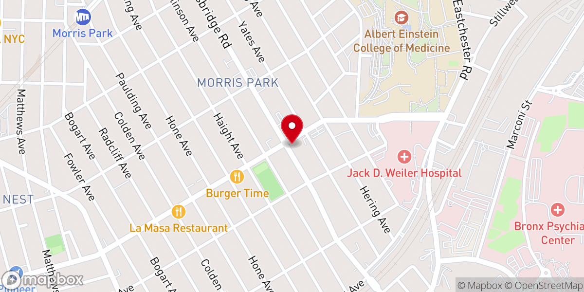 Map showing location of Our Saviour Lutheran School