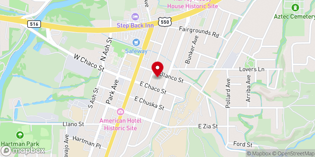 Map showing location of Jesus Saves Trinity Church