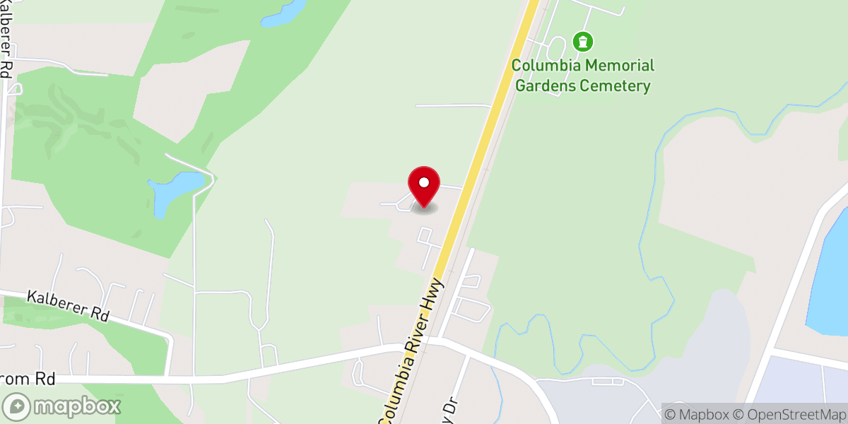 Map showing location of Scappoose-St. Helens Seventh-day Adventist Church