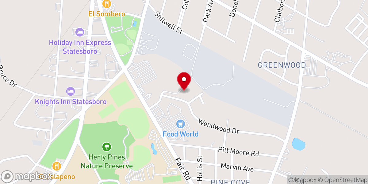Map showing location of Sovereign Grace Church