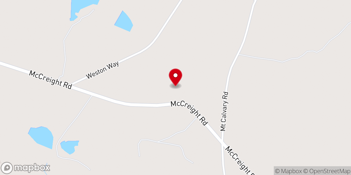 Map showing location of Coleman Ridge Baptist Church