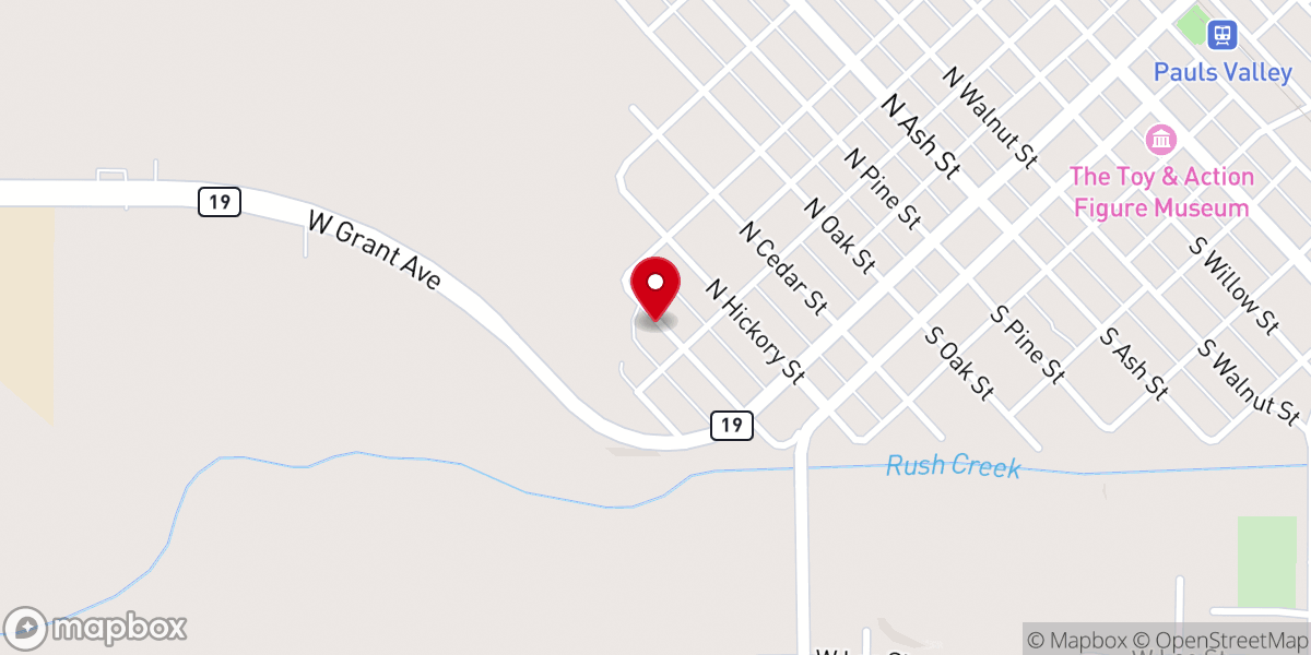 Map showing location of Bethlehem Baptist Church