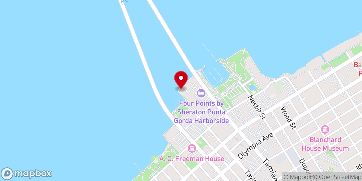 Map showing location of TT's Tiki Bar
