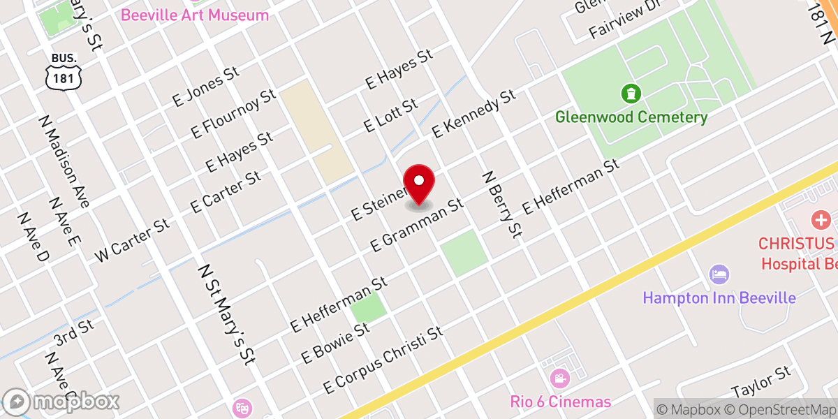 Map showing location of St Joseph's Church