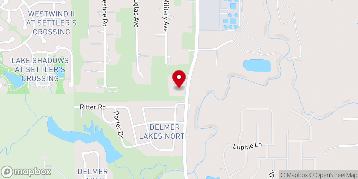 Map showing location of The Springs Church of Christ