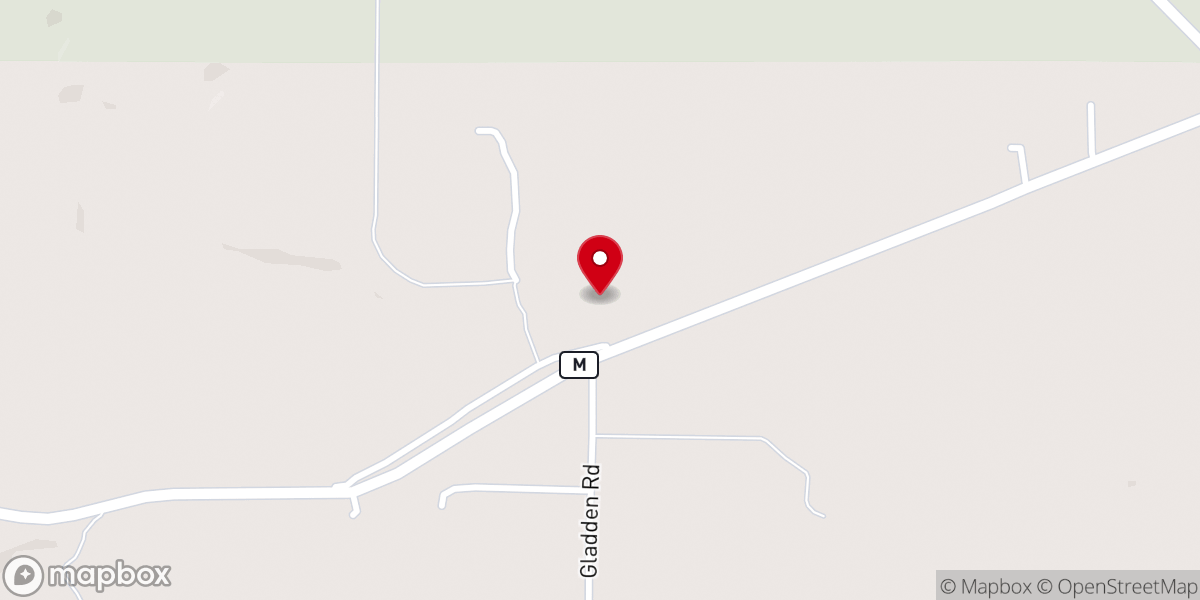 Map showing location of Union Free Will Baptist Church