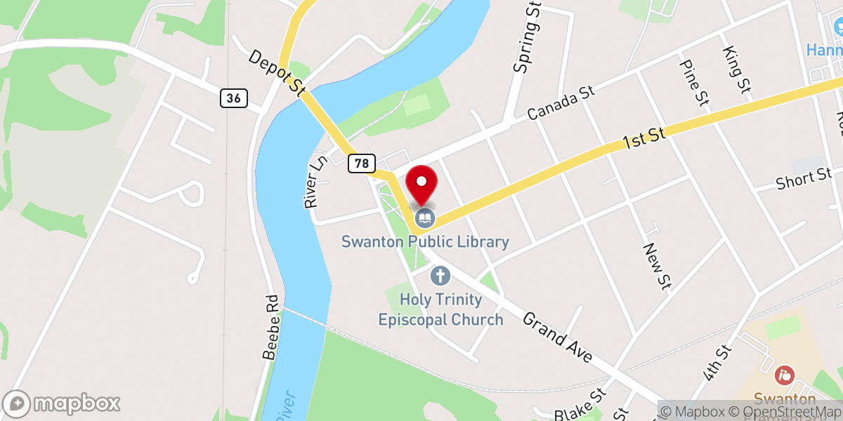 Map showing location of Memorial United Methodist Church