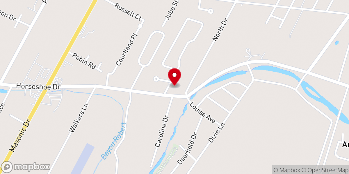 Map showing location of St Timothy's Episcopal Church