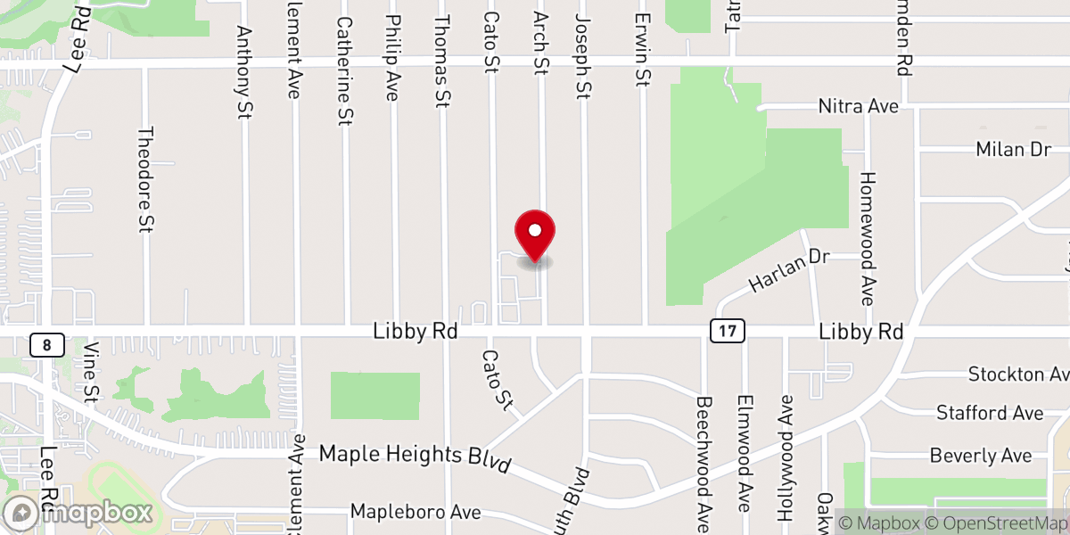 Map showing location of Citadel Of Faith Ministries